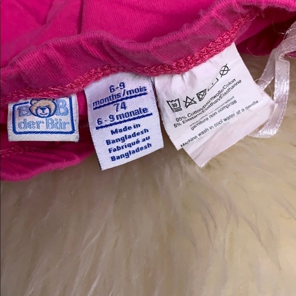 Think Pink 3 Piece Baby Girl Bundle 6 Months Set - Picture 10 of 10